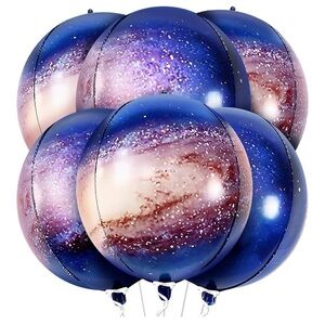 Galaxy-Themed Party Balloons